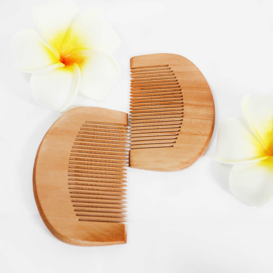 Peach Wood Comb