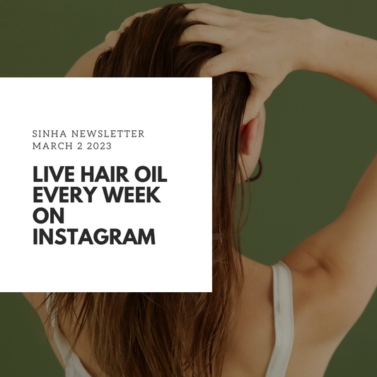 Live Instagram Hair Oiling - Every Week!