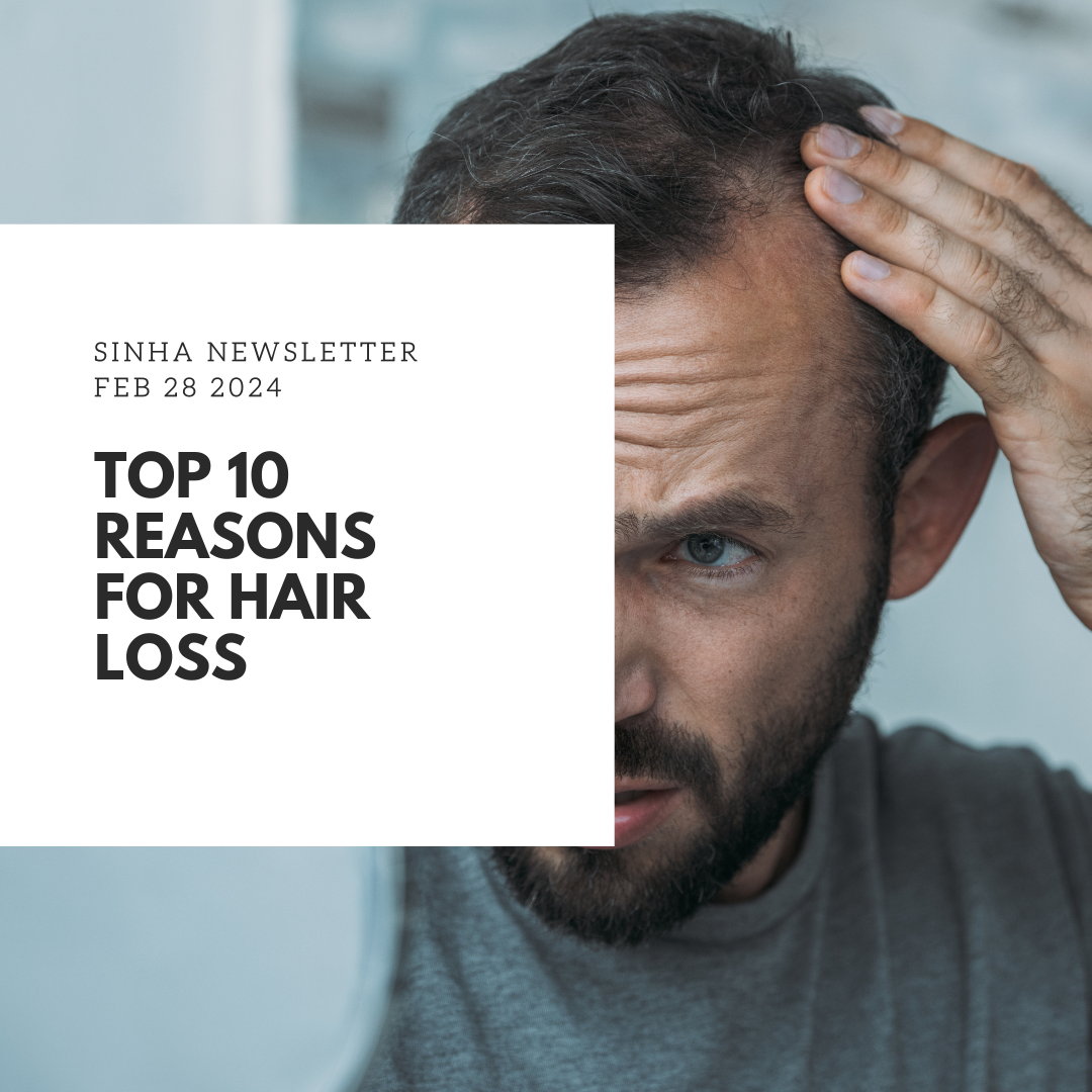 The Top 10 Causes of Hair Loss
