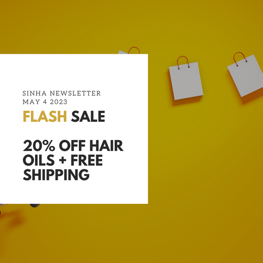 20% Off Hair Oils + Free Shipping