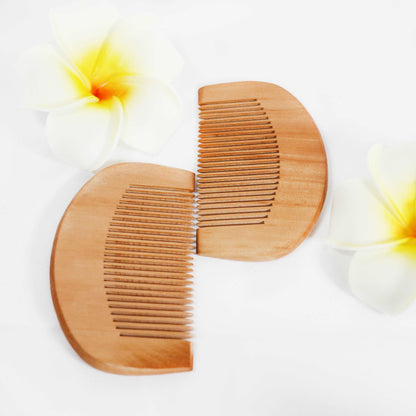 Peach Wood Comb